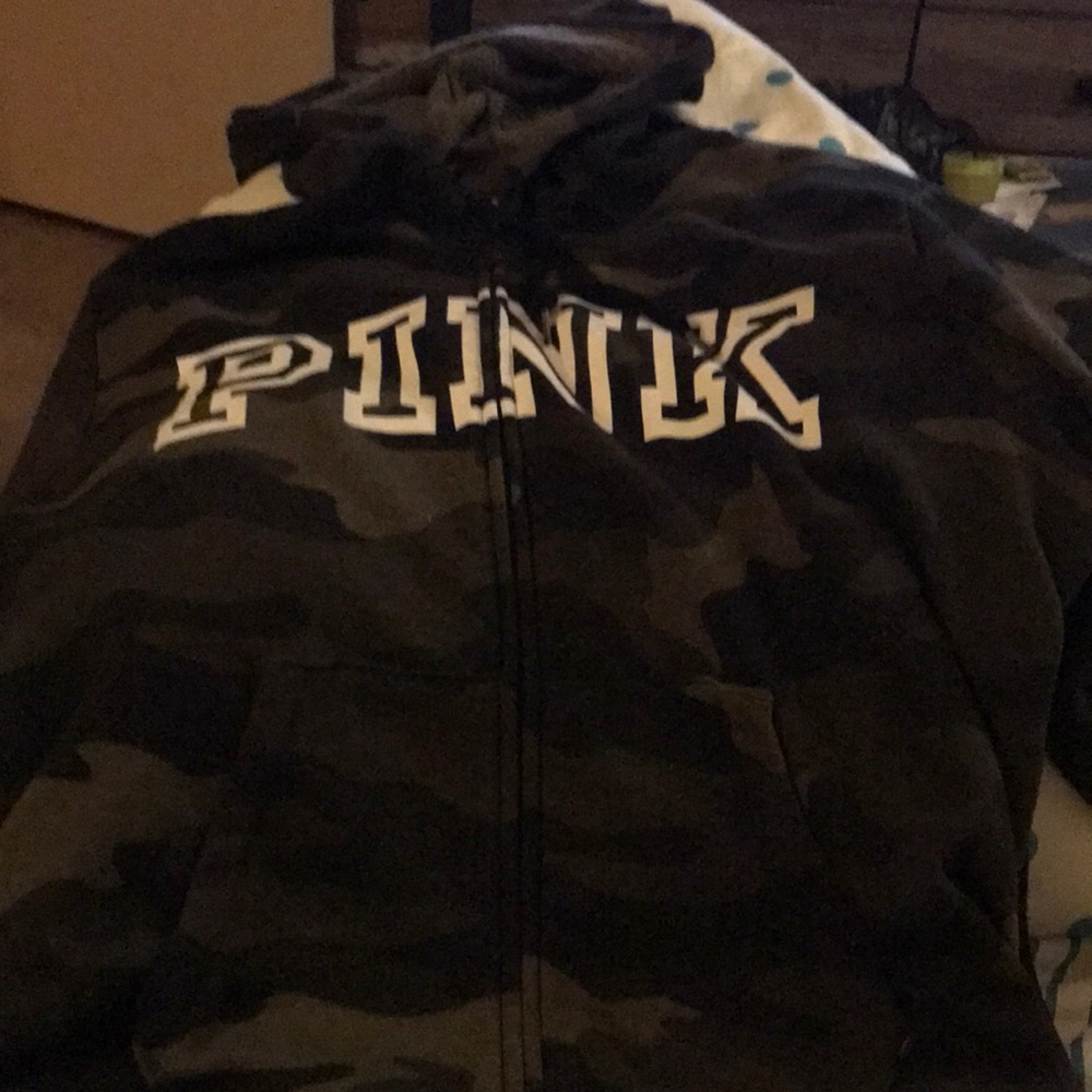 Pink hoodie